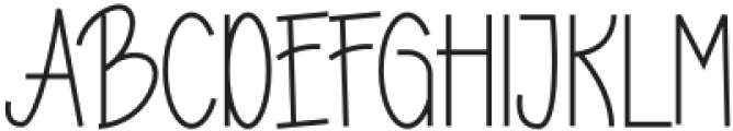 Andigta Regular otf (400) Font UPPERCASE