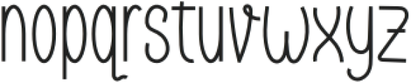 Andigta Regular otf (400) Font LOWERCASE