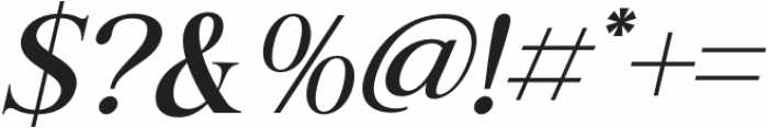 Andine Italic otf (400) Font OTHER CHARS