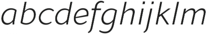 Andis Regular Italic otf (400) Font LOWERCASE