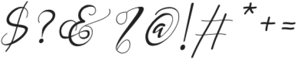Andora Italic otf (400) Font OTHER CHARS