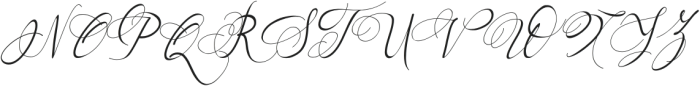 Andora Italic otf (400) Font UPPERCASE