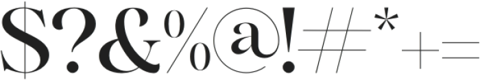 Andora Modern Serif otf (400) Font OTHER CHARS