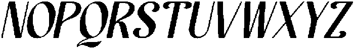 Andores Italic otf (400) Font UPPERCASE