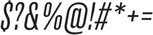 Andove-Italic otf (400) Font OTHER CHARS