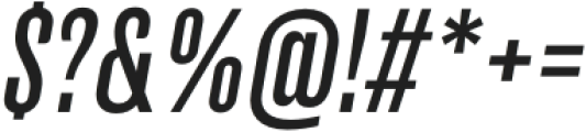 Andove Medium Italic otf (500) Font OTHER CHARS
