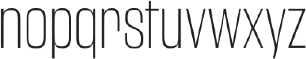 Andover Gothic Extralight otf (200) Font LOWERCASE