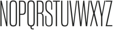 Andover Gothic Narrow Light otf (300) Font UPPERCASE