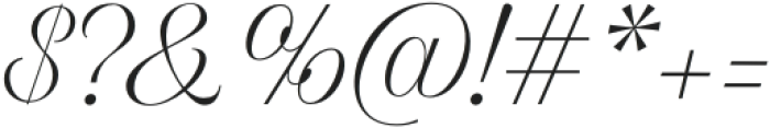 Andrea Harisah Italic otf (400) Font OTHER CHARS