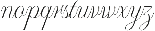 Andrea Harisah Italic otf (400) Font LOWERCASE