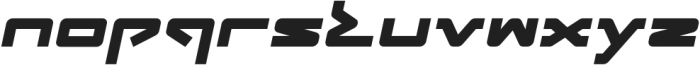 Android Robot Bold Italic otf (700) Font LOWERCASE