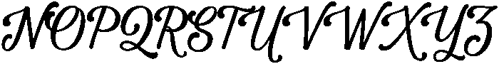 Andromeda-Regular otf (400) Font UPPERCASE