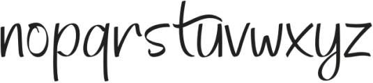 Andutown otf (400) Font LOWERCASE