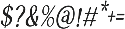 Anegreya Bold Italic Bold Italic ttf (700) Font OTHER CHARS