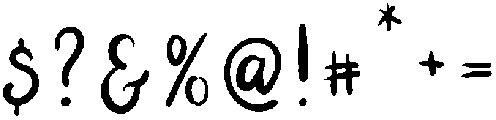 Anemone Regular otf (400) Font OTHER CHARS