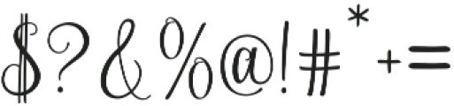 Anemone Regular otf (400) Font OTHER CHARS