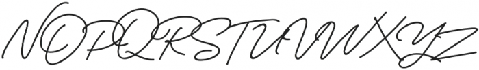 Anetha Faith Signature otf (400) Font UPPERCASE