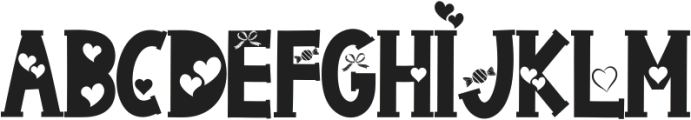 Anetha Valentine ttf (400) Font UPPERCASE