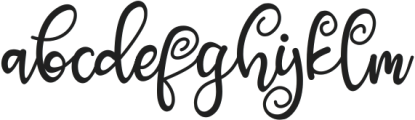 Angel Maleficent otf (400) Font LOWERCASE