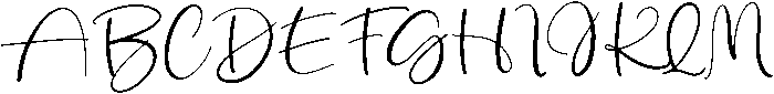 Angel Regular otf (400) Font UPPERCASE