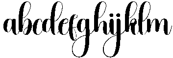 Angel Regular otf (400) Font LOWERCASE