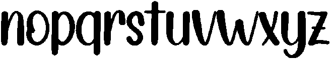 Angel Regular otf (400) Font LOWERCASE