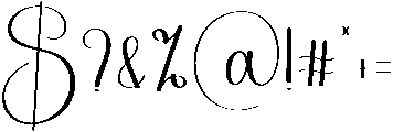Angel Regular otf (400) Font OTHER CHARS