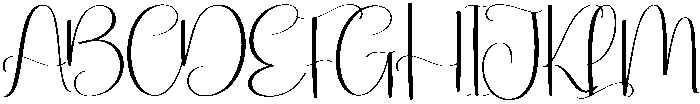Angel Regular otf (400) Font UPPERCASE