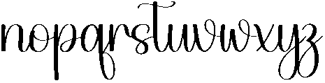 Angel Regular otf (400) Font LOWERCASE