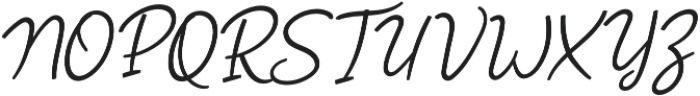 Angel Signature Italic otf (400) Font UPPERCASE