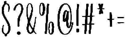 Angela Adventure Regular otf (400) Font OTHER CHARS