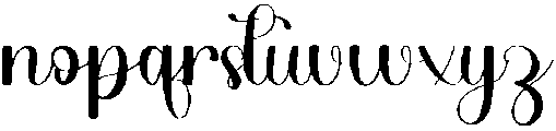 Angela Adventure Regular otf (400) Font LOWERCASE