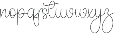 Angela Calligraphy Regular otf (400) Font LOWERCASE