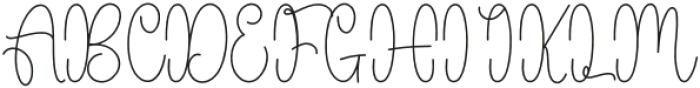 Angela Handwriting Regular otf (400) Font UPPERCASE