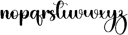 Angela Heart Regular otf (400) Font LOWERCASE