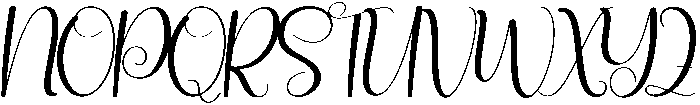 Angela Regular otf (400) Font UPPERCASE