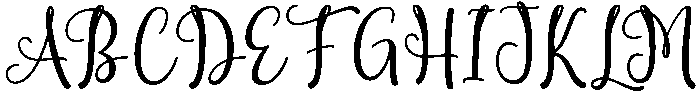 Angela-Regular otf (400) Font UPPERCASE