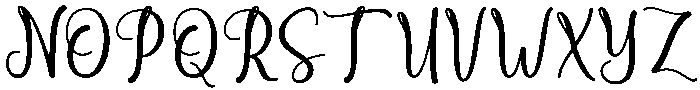 Angela-Regular otf (400) Font UPPERCASE