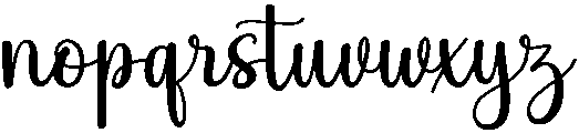 Angela-Regular otf (400) Font LOWERCASE