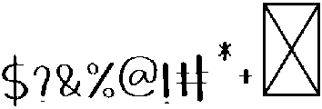 Angela Regular otf (400) Font OTHER CHARS
