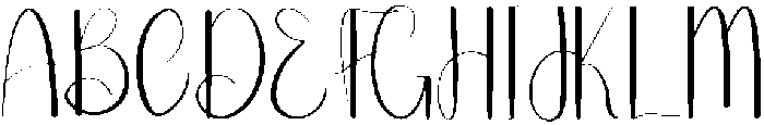 Angela Regular otf (400) Font UPPERCASE