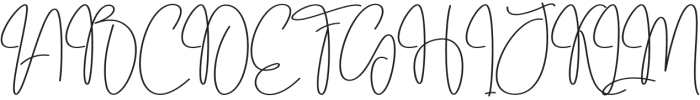 Angela Signature Regular otf (400) Font UPPERCASE