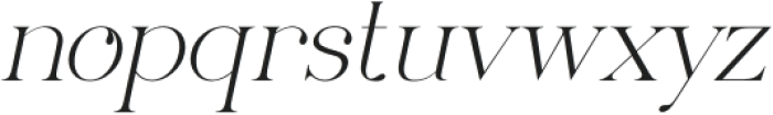 Angele Italic otf (400) Font LOWERCASE