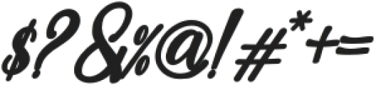 Angelia Bold Italic otf (700) Font OTHER CHARS