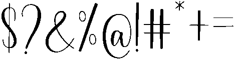 Angelia Regular otf (400) Font OTHER CHARS