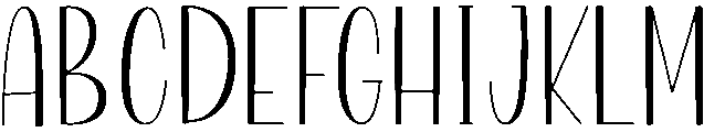Angelia Regular otf (400) Font UPPERCASE