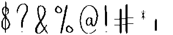 Angelia Regular otf (400) Font OTHER CHARS