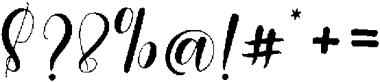 Angelia otf (400) Font OTHER CHARS