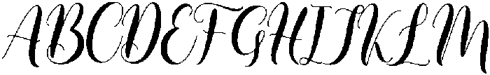 Angelia otf (400) Font UPPERCASE