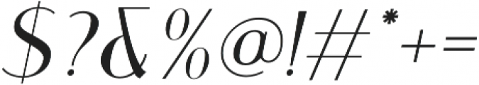 Angelic Bonques Sans Italic otf (400) Font OTHER CHARS
